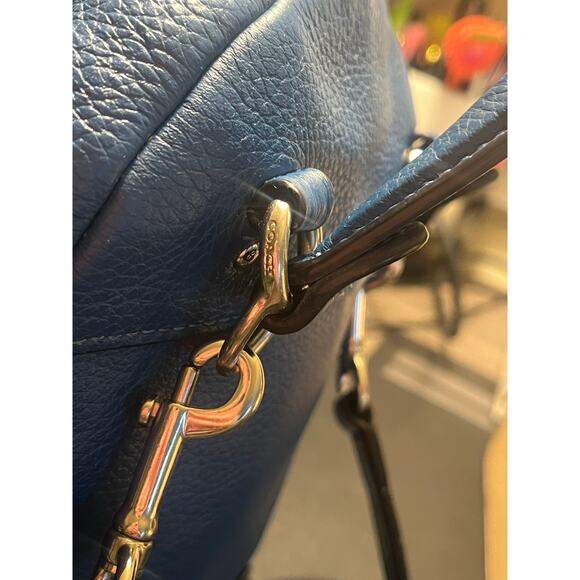 Coach Andi Pebble Leather Convertible Mini Backpack Blue F30530 Coach | Bags | Coach Andi Pebble Leather Convertible Mini  main image 3